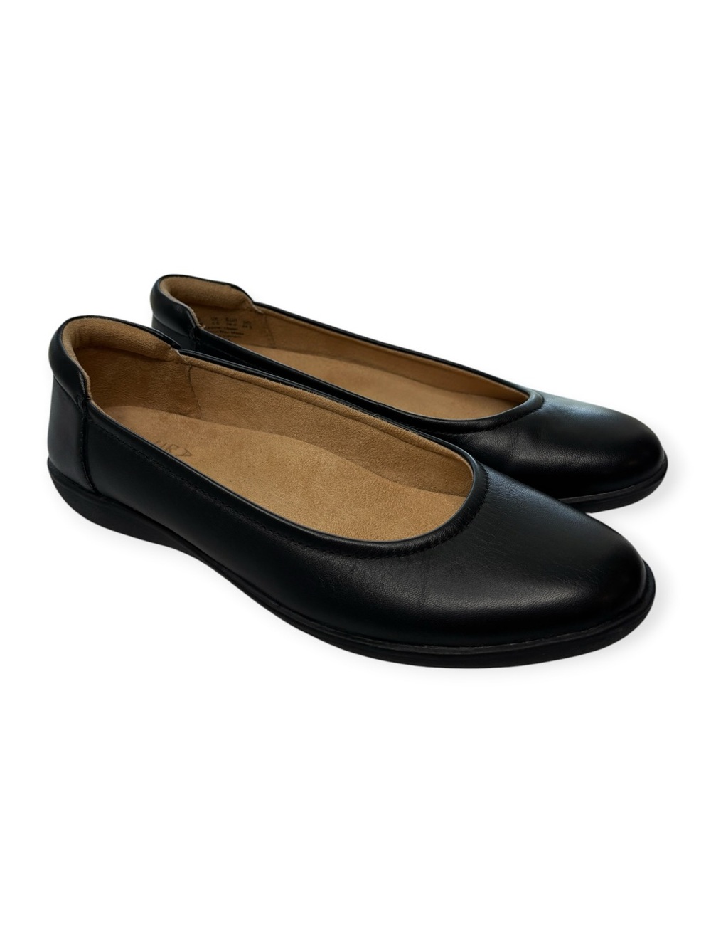 Naturalizer Flexy Ballet Flat Women’s Size 8 M Black Leather Comfort Shoe NEW!